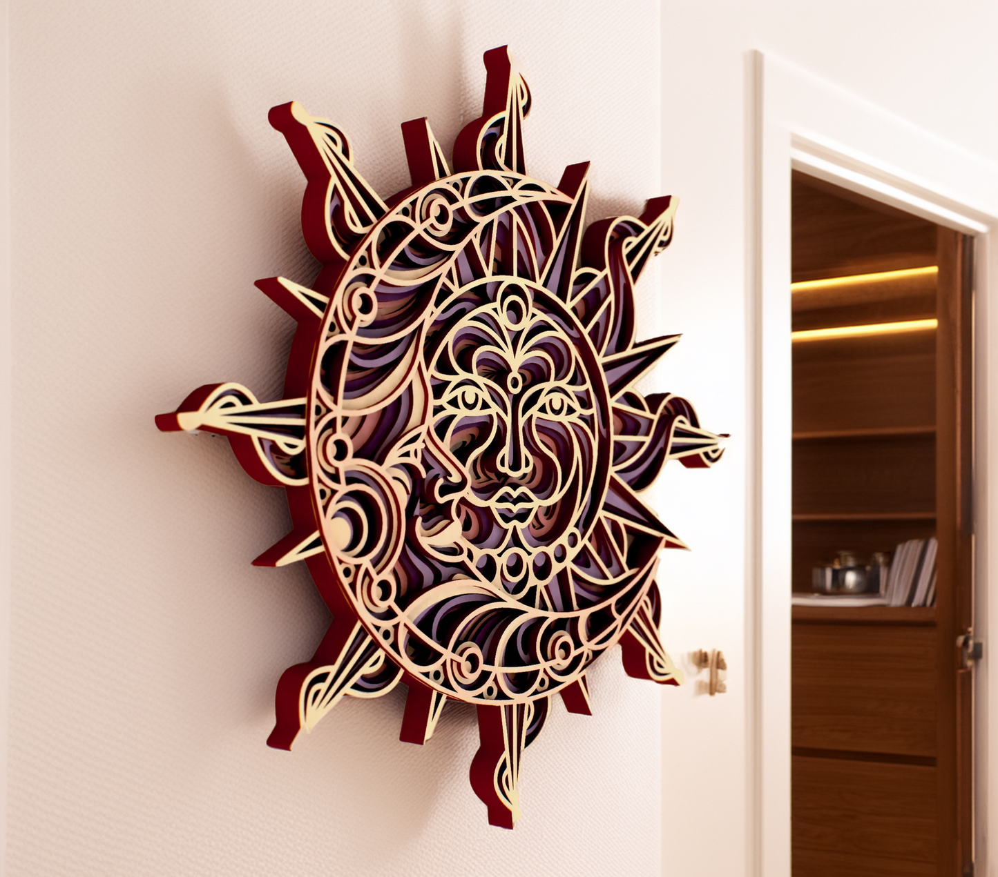 Mandala zon/maan